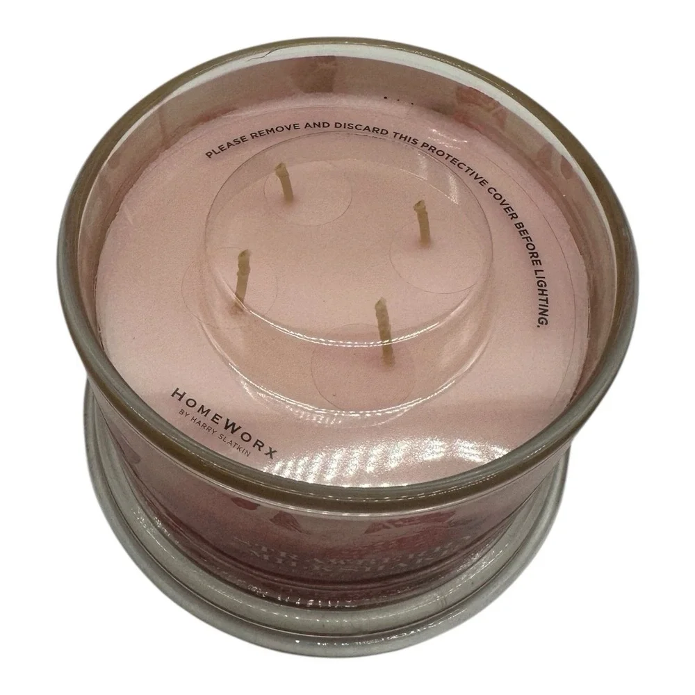 Homeworx By Harry Slatkin 4 Wick‎ 18 Oz candle STRAWBERRY MILKSHAKE